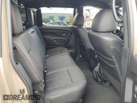 2021 Nissan Titan Pro-4X with VIN 1N6AA1ED8MN500058, listed as a Copart auction lot 55051245 with 41,337 mi miles and Salvage title. Bid and sale history available at DreamBid. Image 10.