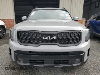2024 Kia Telluride SX X-Line with VIN 5XYP5DGC0RG543458, listed as a Copart auction lot 81032644 with 18 mi miles and Salvage Title. Bid and sale history available at carsss.com. Image 5.