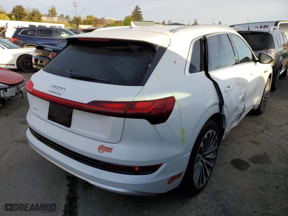 2019 Audi e-tron Prestige with VIN WA1VABGE2KB025161, listed as a Copart auction lot 44501983 with 12,999 mi miles. Bid and sale history available at carsss.com. Image 3.