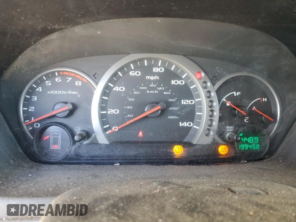 2005 Honda Pilot EX-L with VIN 5FNYF18525B053461, listed as a Copart auction lot 51463315 with 199,458 mi miles and Salvage title. Bid and sale history available at DreamBid. Image 9.