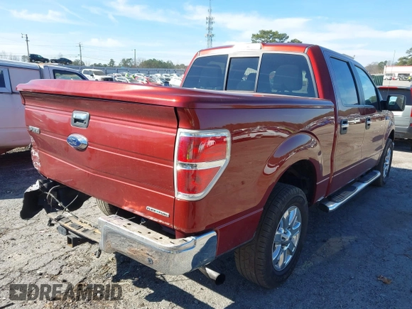 2014 Ford F-150 XL with VIN 1FTFW1CF2EKD08667, listed as a IAAI auction lot 41705412 with 129,817 mi miles. Bid and sale history available at carsss.com. Image 4.
