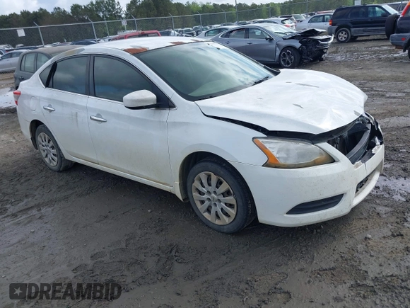 2014 Nissan Sentra S with VIN 3N1AB7AP5EY312995, listed as a IAAI auction lot 41842987 with Not Provided miles and . Bid and sale history available at DreamBid. Image 1.