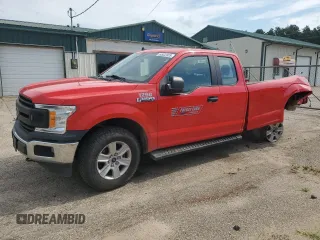 2020 Ford F-150 XL with VIN 1FTFX1E59LKD82165, listed as a Copart auction lot 60922935 with 123,876 mi miles and Salvage title. Bid and sale history available at DreamBid. Image 1.