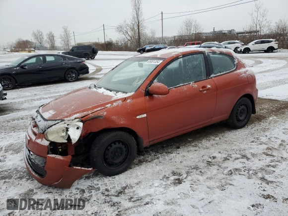 2008 Hyundai Accent Man L with VIN KMHCN35C48U087324, listed as a Copart auction lot 85001354 with 167,667 mi miles and Salvage Title. Bid and sale history available at carsss.com. Image 1.