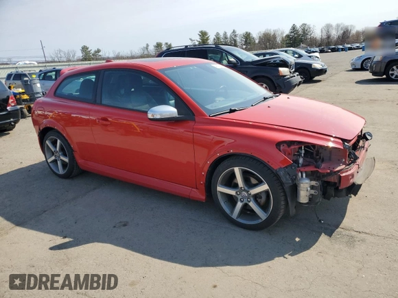 2011 Volvo C30 with VIN YV1672MK9B2245927, listed as a Copart auction lot 48177405 with 58,087 mi miles and Salvage Title. Bid and sale history available at carsss.com. Image 4.