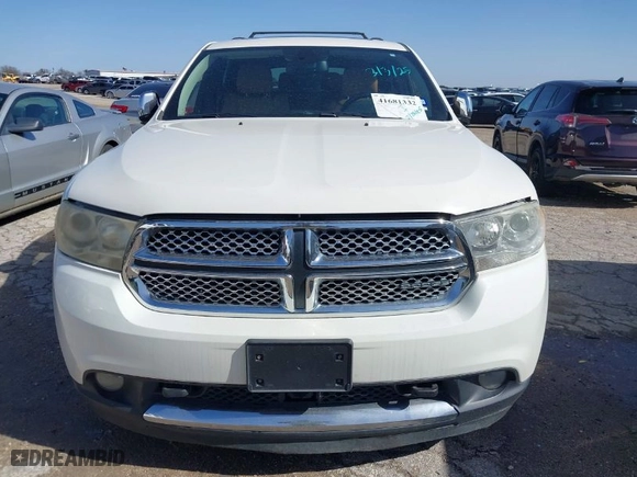 2012 Dodge Durango Citadel with VIN 1C4SDJET0CC109342, listed as a IAAI auction lot 41681332 with 181,129 mi miles. Bid and sale history available at carsss.com. Image 12.