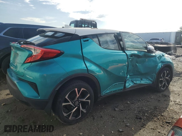 2018 Toyota C-HR XLE with VIN NMTKHMBX2JR041827, listed as a Copart auction lot 50443105 with 135,667 mi miles and Salvage title. Bid and sale history available at DreamBid. Image 3.