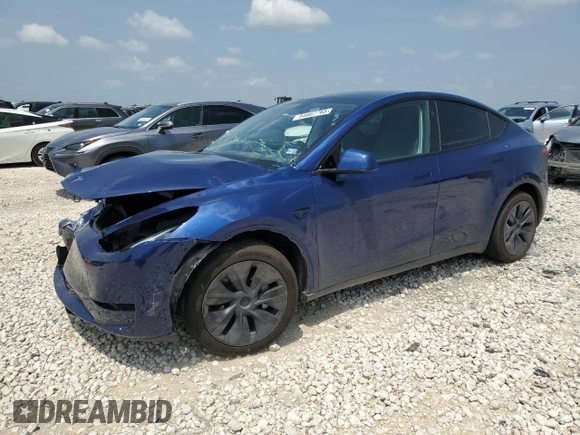 2024 Tesla Model Y Long Range with VIN 7SAYGAEE6RF196245, listed as a Copart auction lot 54667765 with 10,336 mi miles and Salvage title. Bid and sale history available at DreamBid. Image 1.