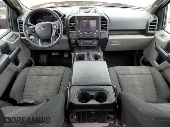 2020 Ford F-150 XL with VIN 1FTEW1E50LKF31657, listed as a Copart auction lot 59085335 with 58,395 mi miles and Salvage title. Bid and sale history available at DreamBid. Image 8.
