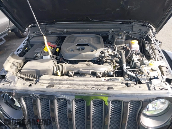2022 Jeep Wrangler Unlimited Rubicon with VIN 1C4HJXFN0NW242903, listed as a IAAI auction lot 41448636 with 28,007 mi miles and . Bid and sale history available at DreamBid. Image 10.