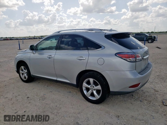 2013 Lexus RX 350 with VIN JTJZK1BA0D2009513, listed as a Copart auction lot 61829645 with 166,001 mi miles and Salvage title. Bid and sale history available at DreamBid. Image 2.