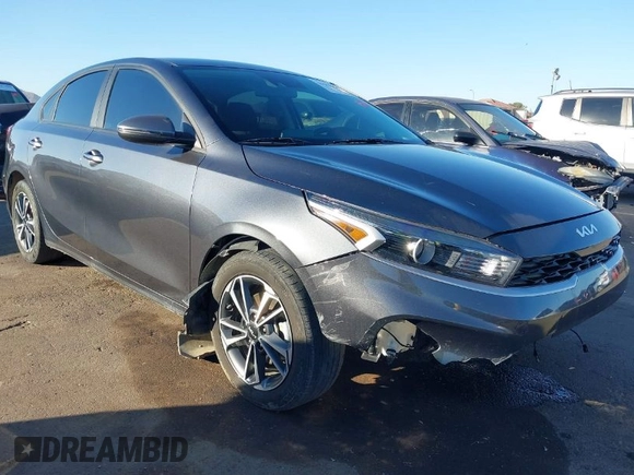 2023 Kia Forte LXS with VIN 3KPF24AD8PE681457, listed as a IAAI auction lot 41622896 with 49,776 mi miles. Bid and sale history available at carsss.com. Image 1.