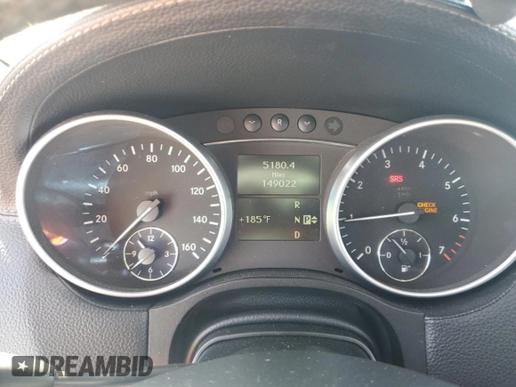 2008 Mercedes-Benz GL-Class 4.6L with VIN 4JGBF71E08A367413, listed as a Copart auction lot 76382704 with 149,022 mi miles and Salvage Title. Bid and sale history available at carsss.com. Image 9.