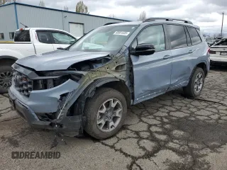 2023 Honda Passport TrailSport z VIN 5FNYF8H63PB031232, wystawiony jako Copart lot #50001535 z przebiegiem 23 753 mil mil oraz Szkoda całkowita • Salvage title. Historia ofert i sprzedaży dostępna na DreamBid. Obrazek 1.