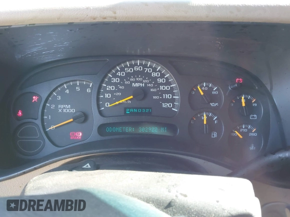 2003 Chevrolet Tahoe LS with VIN 1GNEK13Z03J294201, listed as a IAAI auction lot 41656836 with 302,922 mi miles. Bid and sale history available at carsss.com. Image 7.