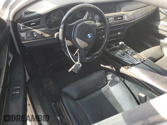 2012 BMW 7 Series 750Li with VIN WBAKB8C54CC963458, listed as a Copart auction lot 54381375 with Not Provided miles and Clean Title. Bid and sale history available at carsss.com. Image 8.