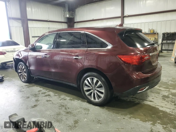 2016 Acura MDX Technology с VIN 5FRYD3H45GB018519, выставлен на аукционе Copart как лот 56639715 с пробегом Не указан миль и Чистый • Clean title. История ставок и продаж доступна на DreamBid. Изображение 2.