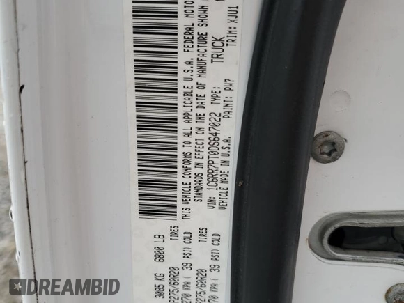 2013 Ram 1500 Laramie Longhorn with VIN 1C6RR7PT0DS647022, listed as a Copart auction lot 58047165 with 258,753 mi miles and Salvage title. Bid and sale history available at DreamBid. Image 12.