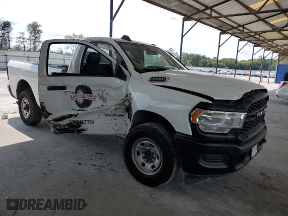 2019 Ram 2500 with VIN 3C6MR4AL3KG645948, listed as a Copart auction lot 70407454 with Not provided miles and Salvage title. Bid and sale history available at DreamBid. Image 4.