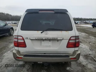 2004 Toyota Land Cruiser with VIN JTEHT05JX42067402, listed as a Copart auction lot 88976025 with 350,518 mi miles and Salvage Title. Bid and sale history available at carsss.com. Image 6.