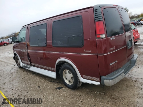 1999 GMC Savana z VIN 1GDFG15R3X1157847, wystawiony jako Copart lot #79041264 z przebiegiem 208 719 mil mil oraz Szkoda całkowita • Salvage title. Historia ofert i sprzedaży dostępna na DreamBid. Obrazek 2.