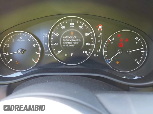 2024 Mazda CX-30 S Carbon Edition with VIN 3MVDMBCM4RM607530, listed as a IAAI auction lot 41796426 with 3,715 mi miles and . Bid and sale history available at DreamBid. Image 7.