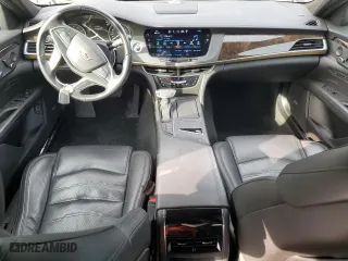 2017 Cadillac CT6 Luxury AWD with VIN 1G6KD5RS3HU163957, listed as a Copart auction lot 74380684 with 57,418 mi miles and Salvage Title. Bid and sale history available at carsss.com. Image 8.