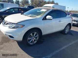 2014 Nissan Murano CrossCabriolet with VIN JN8AZ1FY7EW301256, listed as a IAAI auction lot 41052881 with 32,505 mi miles. Bid and sale history available at carsss.com. Image 2.