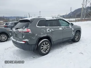 2019 Jeep Cherokee Latitude Plus with VIN 1C4PJMLB9KD399289, listed as a IAAI auction lot 41314743 with 84,726 mi miles. Bid and sale history available at carsss.com. Image 4.