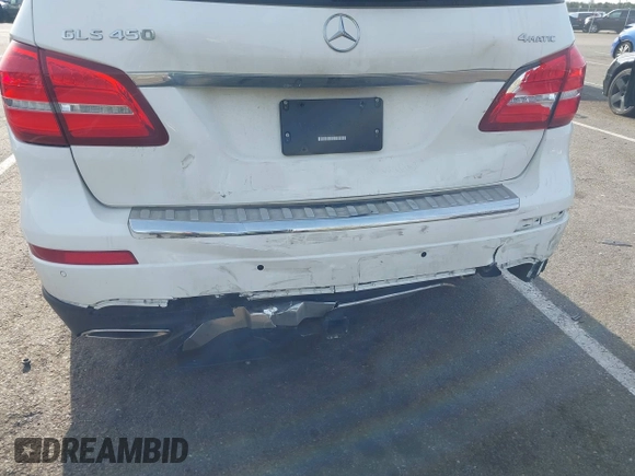 2017 Mercedes-Benz GLS 450 with VIN 4JGDF6EE6HA908431, listed as a IAAI auction lot 41914752 with 156,939 mi miles and . Bid and sale history available at DreamBid. Image 18.