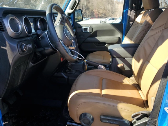 2022 Jeep Wrangler Unlimited Rubicon with VIN 1C4JJXFM7NW237044, listed as a Copart auction lot 51639825 with Not provided miles and Salvage title. Bid and sale history available at DreamBid. Image 7.