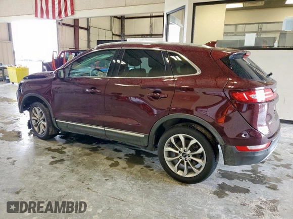 2018 Lincoln MKC Select with VIN 5LMCJ2C95JUL08834, listed as a Copart auction lot 60509995 with 65,088 mi miles and Salvage title. Bid and sale history available at DreamBid. Image 2.