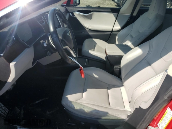 2016 Tesla Model S 70 with VIN 5YJSA1E1XGF153509, listed as a Copart auction lot 65047634 with 51,235 mi miles and Salvage Title. Bid and sale history available at carsss.com. Image 7.