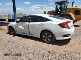2019 Honda Civic Sedan LX with VIN 19XFC2F60KE027623, listed as a Copart auction lot 53839175 with 104,820 mi miles and Salvage Title. Bid and sale history available at carsss.com. Image 2.
