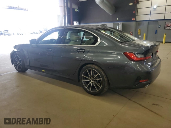 2021 BMW 3 Series 330i xDrive with VIN 3MW5R7J08M8B49316, listed as a Copart auction lot 52520195 with 31,709 mi miles and Salvage Title. Bid and sale history available at carsss.com. Image 2.