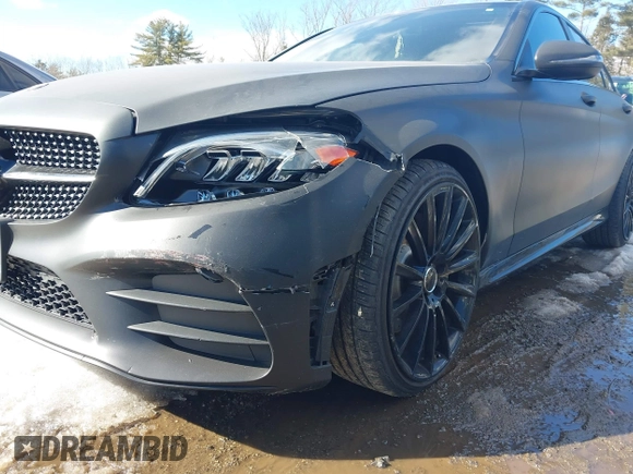 2019 Mercedes-Benz C 300 with VIN 55SWF8EB9KU315237, listed as a IAAI auction lot 41608890 with 79,080 mi miles and . Bid and sale history available at carsss.com. Image 6.