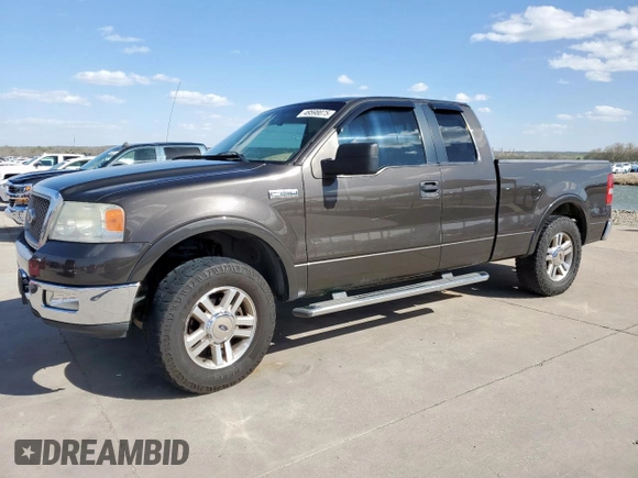 2005 Ford F-150 XLT with VIN 1FTPX12575NB60735, listed as a Copart auction lot 49598075 with 153,360 mi miles and Salvage title. Bid and sale history available at DreamBid. Image 1.