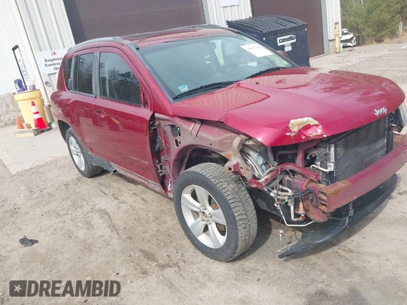 2015 Jeep Compass High Altitude Edition with VIN 1C4NJCEA8FD126274, listed as a IAAI auction lot 41837430 with 119,444 mi miles. Bid and sale history available at carsss.com. Image 1.