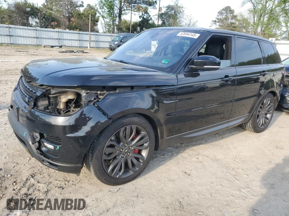 2017 Land Rover Range Rover Sport with VIN SALWR2FE0HA134956, listed as a Copart auction lot 52694145 with 156,221 mi miles and Salvage Title. Bid and sale history available at DreamBid. Image 1.