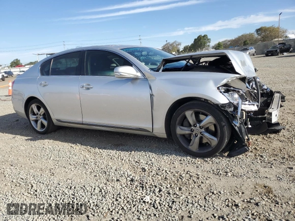 2008 Lexus GS 350 with VIN JTHBE96S380030420, listed as a Copart auction lot 47260175 with 125,476 mi miles and Salvage Title. Bid and sale history available at carsss.com. Image 4.