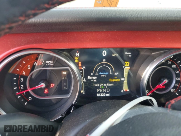 2022 Jeep Wrangler Unlimited Rubicon z VIN 1C4HJXFN9NW186122, wystawiony jako Copart lot #79685634 z przebiegiem 81 332 mil mil oraz Szkoda całkowita • Salvage title. Historia ofert i sprzedaży dostępna na DreamBid. Obrazek 9.