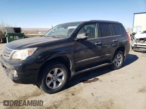 2013 Lexus GX 460 with VIN JTJBM7FX6D5055679, listed as a Copart auction lot 42048255 with 110,491 mi miles and Salvage title. Bid and sale history available at DreamBid. Image 1.