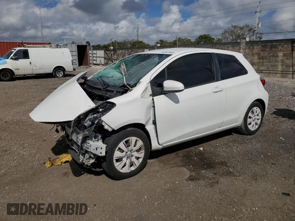 2014 Toyota Yaris L with VIN VNKJTUD39EA008131, listed as a Copart auction lot 44997805 with 82,429 mi miles and Salvage Title. Bid and sale history available at carsss.com. Image 1.