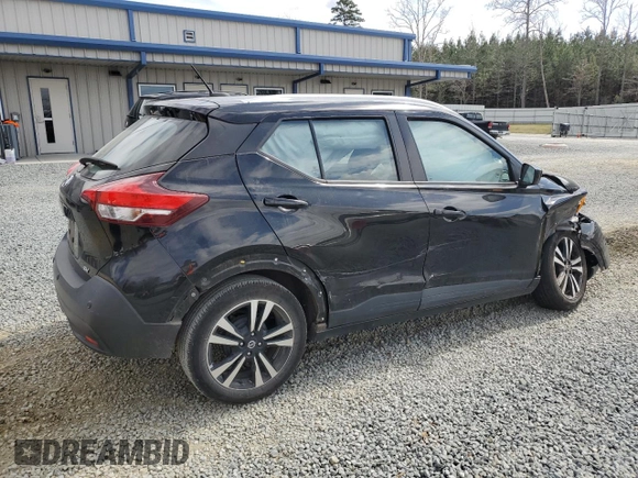 2020 Nissan Kicks SV with VIN 3N1CP5CV0LL529455, listed as a Copart auction lot 47615065 with 88,605 mi miles and Salvage Title. Bid and sale history available at DreamBid. Image 3.