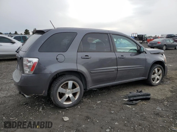 2008 Chevrolet Equinox Sport with VIN 2CNDL737186018225, listed as a Copart auction lot 80169024 with 194,122 mi miles and Salvage Title. Bid and sale history available at carsss.com. Image 3.