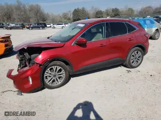 2022 Ford Escape SEL with VIN 1FMCU0H61NUA28718, listed as a Copart auction lot 50773075 with 40,856 mi miles and Salvage Title. Bid and sale history available at carsss.com. Image 1.
