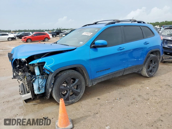 2021 Jeep Cherokee Altitude with VIN 1C4PJLLB0MD215189, listed as a Copart auction lot 61094535 with 88,449 mi miles and Salvage title. Bid and sale history available at DreamBid. Image 1.