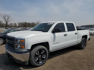 2014 Chevrolet Silverado 1500 Work Truck with VIN 3GCUKPEC2EG413855, listed as a Copart auction lot 53521325 with 131,910 mi miles and Clean Title. Bid and sale history available at carsss.com. Image 1.
