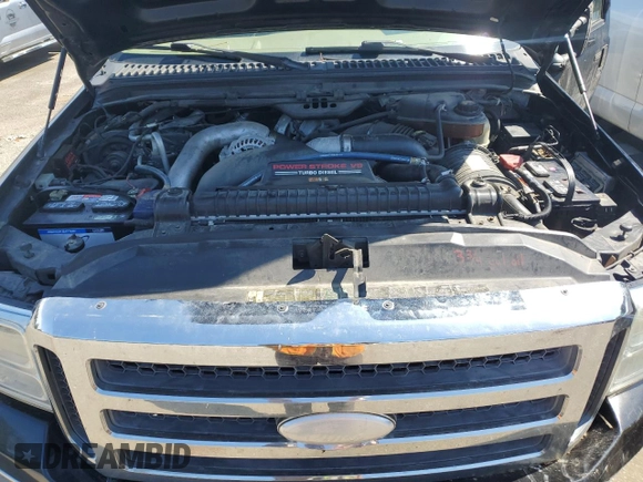 2005 Ford F-250 XL with VIN 1FTSX21P25EB15818, listed as a Copart auction lot 54222215 with 260,018 mi miles and Salvage Title. Bid and sale history available at DreamBid. Image 11.