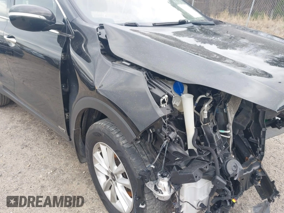 2019 Kia Sorento LX with VIN 5XYPGDA32KG501382, listed as a IAAI auction lot 41755264 with 1 mi miles. Bid and sale history available at carsss.com. Image 6.